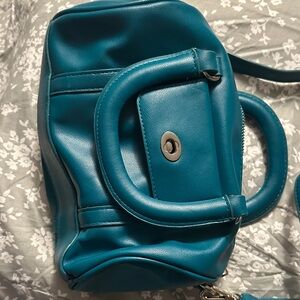 Elegant Teal Handbag